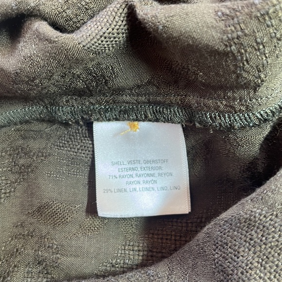 Anthropologie ECU Olive Green Shirt Dress Size XS - Picture 13 of 15